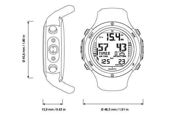 Kit Batteria + O-Ring Per Suunto D6, D6i, D6i Novo, D6M - Foto 12