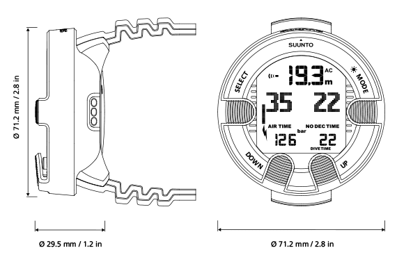 suunto vyper novo white