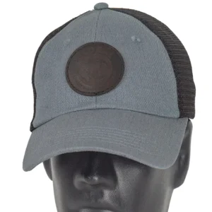 GUE Grey/Black Hemp/Recycled Trucker Hat This