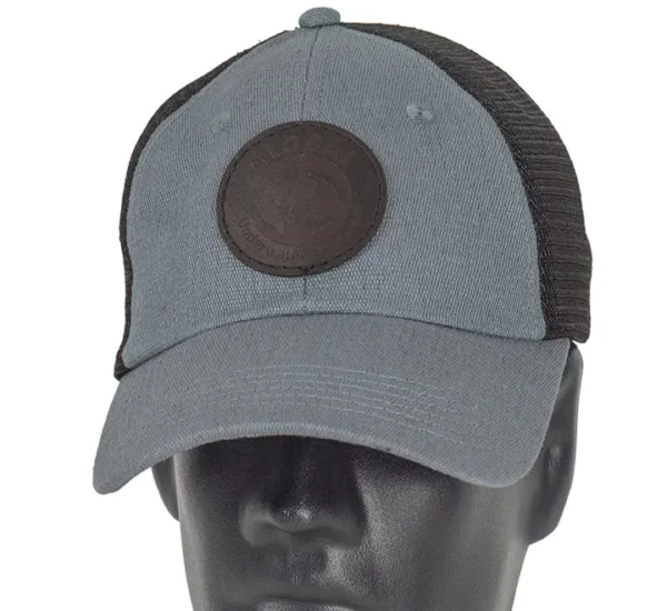 GUE Grey/Black Hemp/Recycled Trucker Hat This